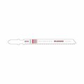 Milwaukee Tool Milwaukee Jig Saw Blade, 9/32 in W, 4 in L, 10 TPI, Bi-Metal Cutting Edge 48-42-5310